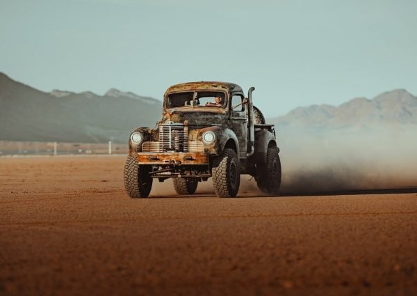international, truck, desert, drylake, lakebed, nevada, usa, nature, classic, vintage, retro, vehicle